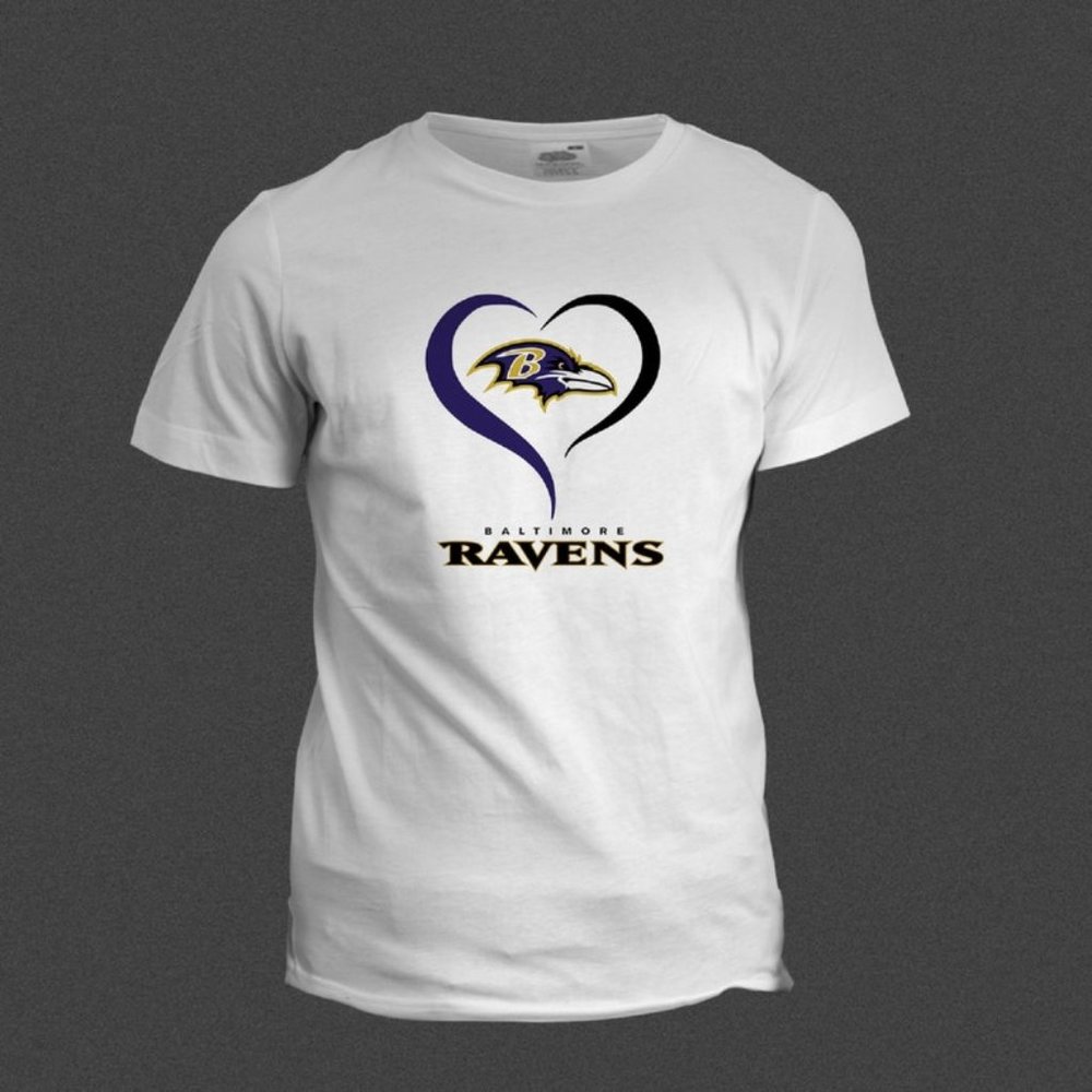 NFL heart favorite NFL foot ball Team sport tshirt your favorite team